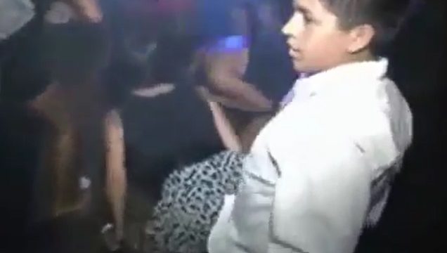 Latin Teen lap dancing hot in Party