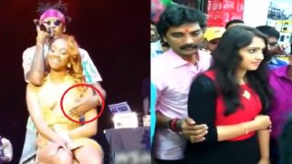 Mix ⭐ Gropes famous girls in front of everyone