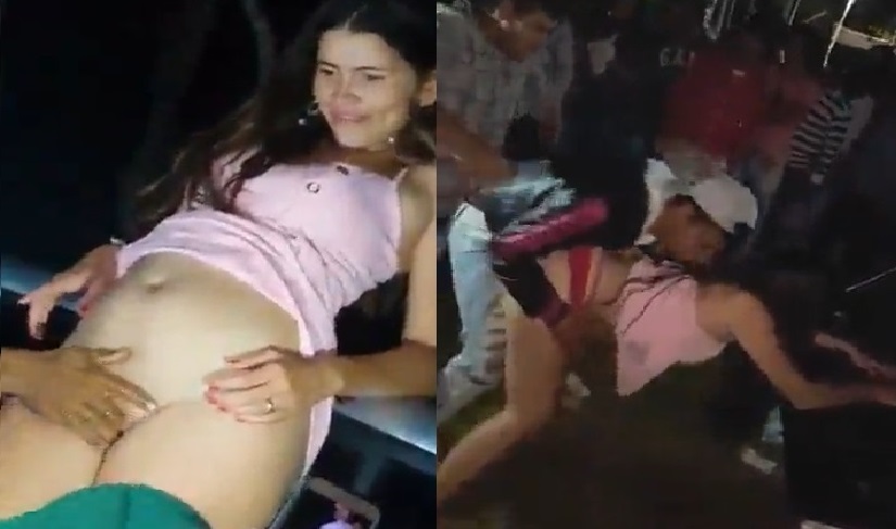 Morritas desnudas ▷ borracha y manoseada por todos en fiesta!