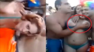 Drunk teen groped and suck to EVERYONE