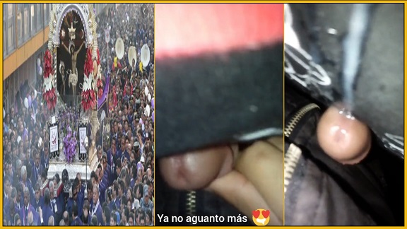 Arrimon y Cum 😈🔥 [ Procesión Señor de los Milagros Perú]
